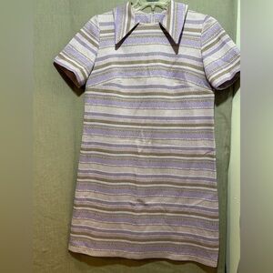 Vintage hand made mini dress size L